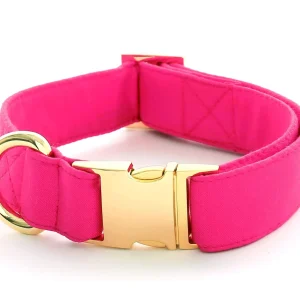Hot Pink Dog Collar(Made in the USA) (FINAL SALE)