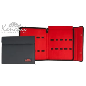 Faux Leather 10-Shear Case Black by Kenchii