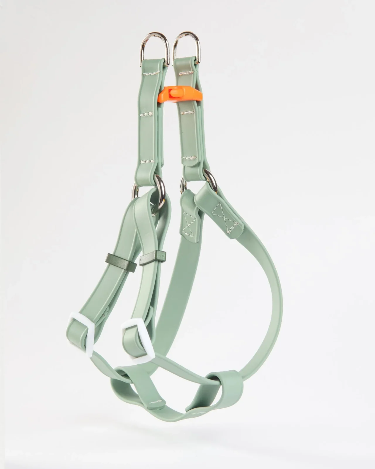 A Walk in the Park Waterproof Dog Harness in Sage Green (Made in the USA)
