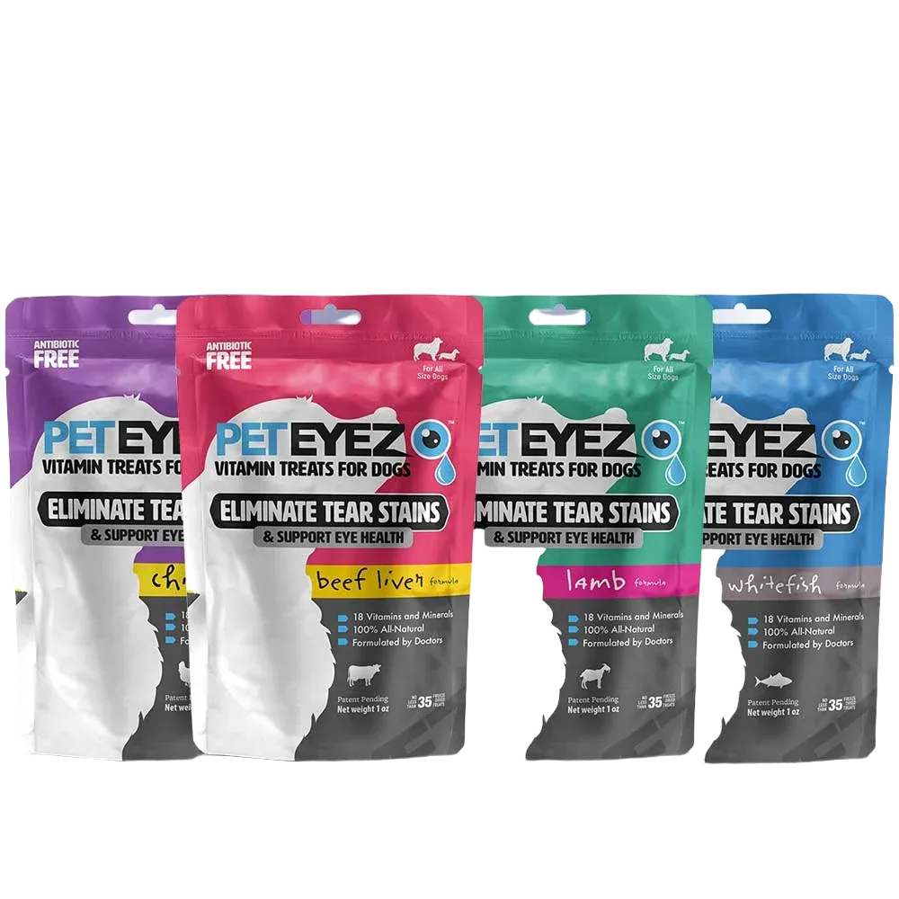 Chicken, Lamb, Beef Liver, and Whitefish Dog Treats Bundle by Pet Eyez - Image 2