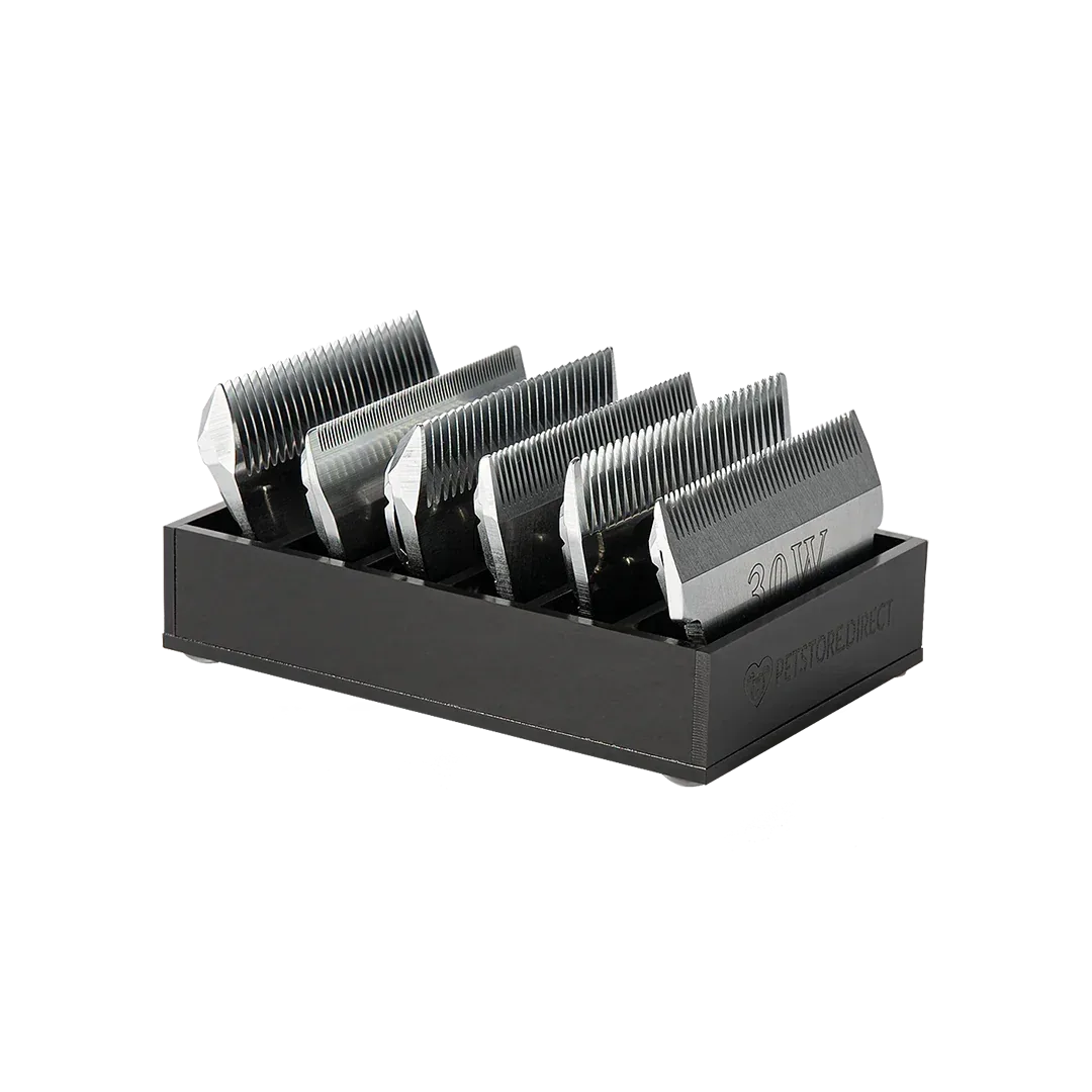 Mini Wide 6 Blade Holder Black by PetStore.Direct - Image 2