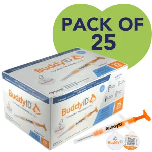 Pack of 25 Microchip Complete Protection System by BuddyID
