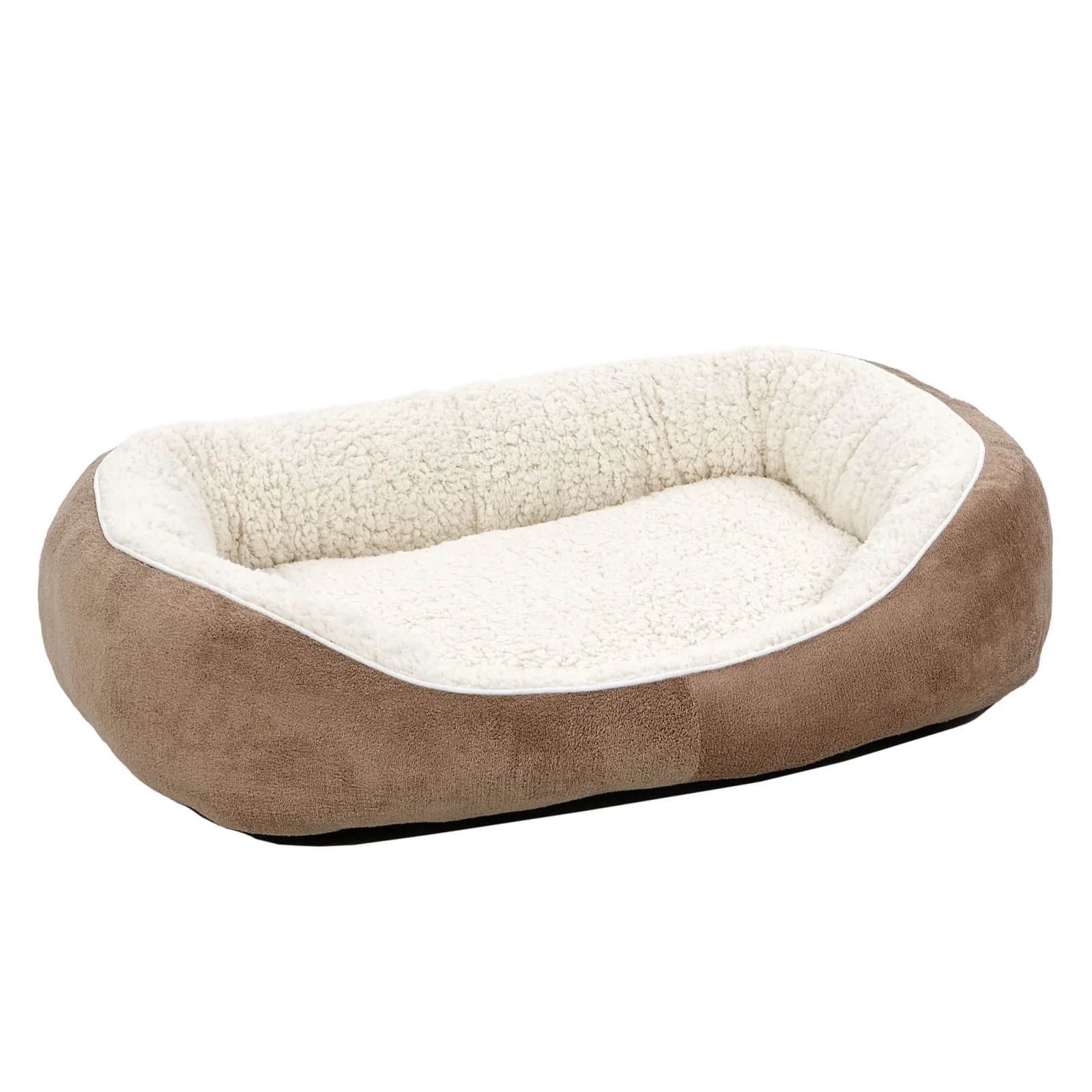 QuietTime Deluxe Tulip Dog Bed Taupe 30in