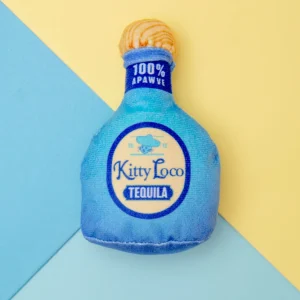 Kitty Loco Tequila Crinkle Plush Cat Toy w/ Catnip