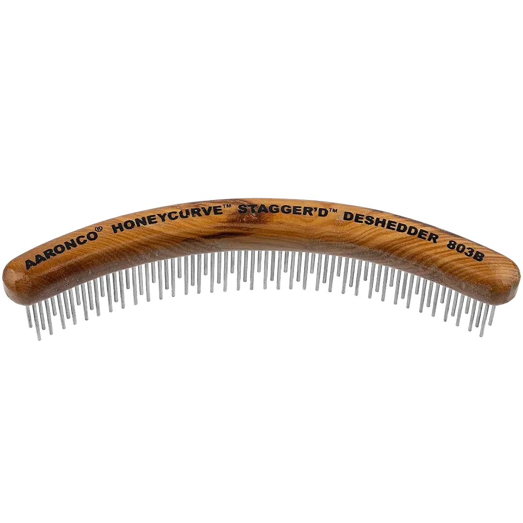 7" HoneyCurve Staggered Pins Comb 803B by Aaronco