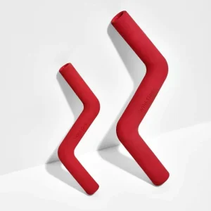 Bolt Bite Dog Toy in Strawberry Red
