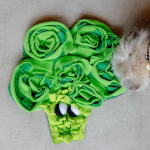 Broccoli Veggie Snuffle Mat Dog Toy (FINAL SALE)