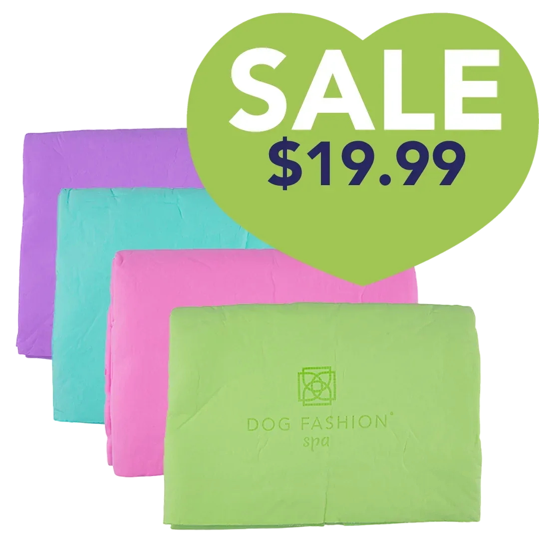 Absorption Towel Set by Dog Fashion Spa