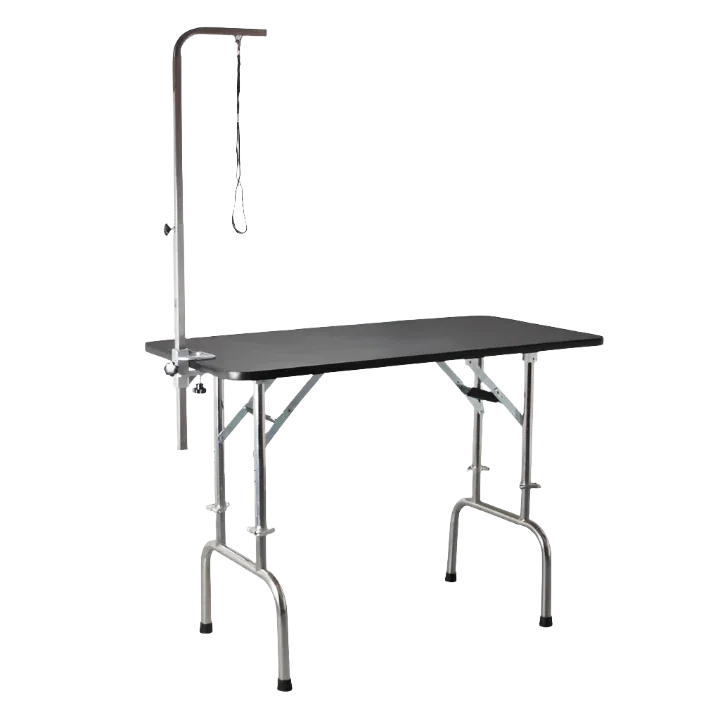 48" Adjustable Height Folding Table with Arm and Clamp by PetStore.Direct - Image 2