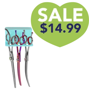 Secure Stick 3 Shear Holder Aqua by PetStore.Direct