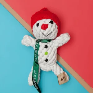 Snowman Rope Dog Toy