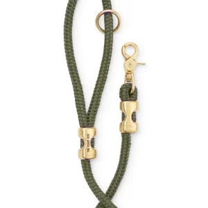 Olive Marine Rope Dog Leash (Made in the USA)