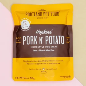 Hopkins Pork N' Potato Meal Pouch for Dogs (Made in the USA)