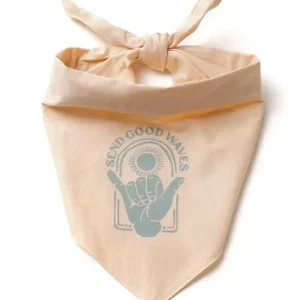 Send Waves Dog Bandana (FINAL SALE)