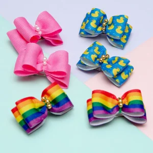 Pet Hair Bow Clips (2-Pack) (FINAL SALE)