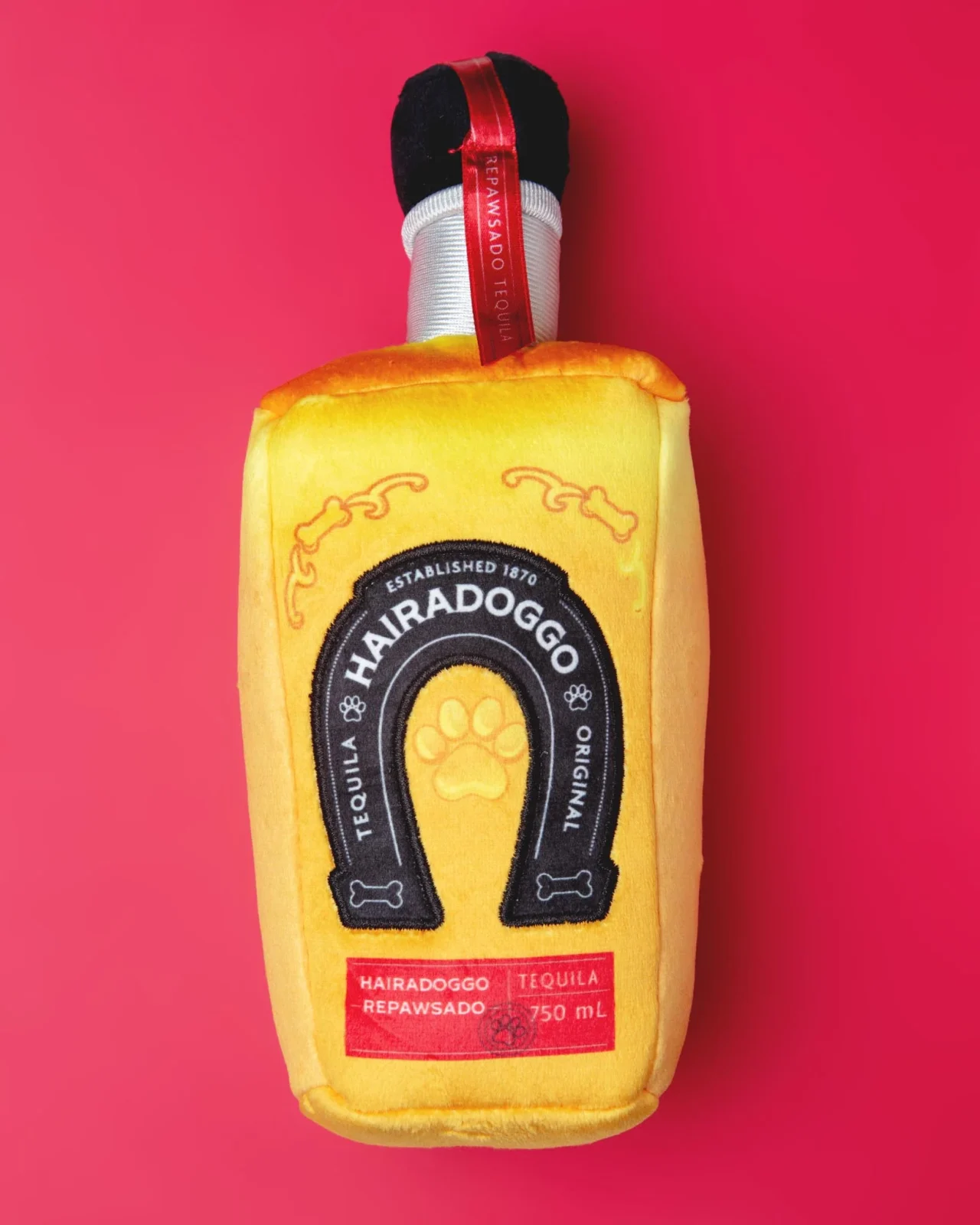 Hairadoggo Tequila Plush Squeaky Dog Toy