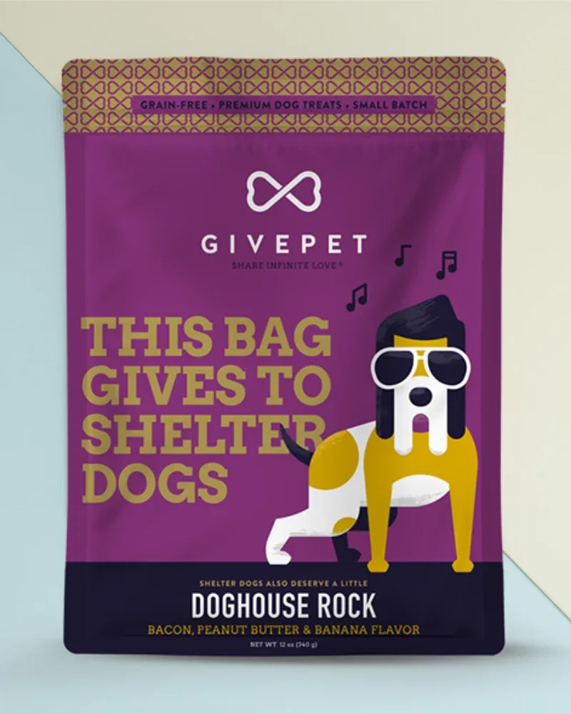 Doghouse Rock Dog Biscuit Treats (Made in the USA)