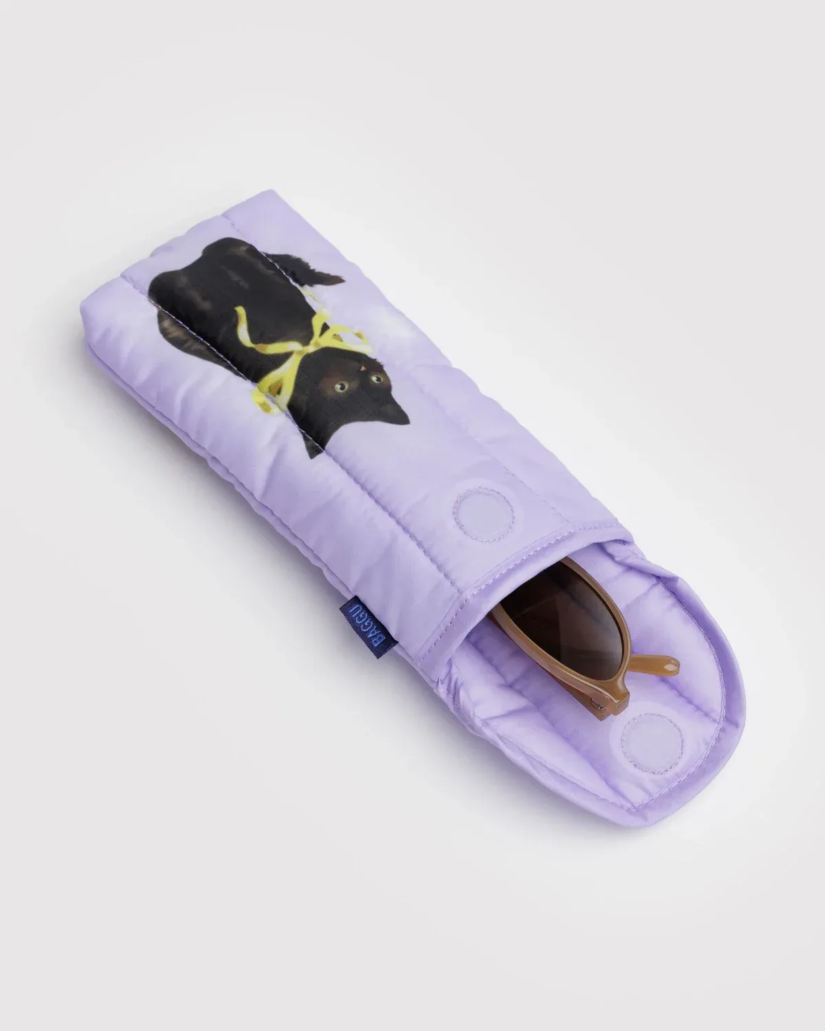 Puffy Glasses Sleeve in Fancy Cats (FINAL SALE)