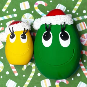 Santa Egg Latex Dog Toy (FINAL SALE)
