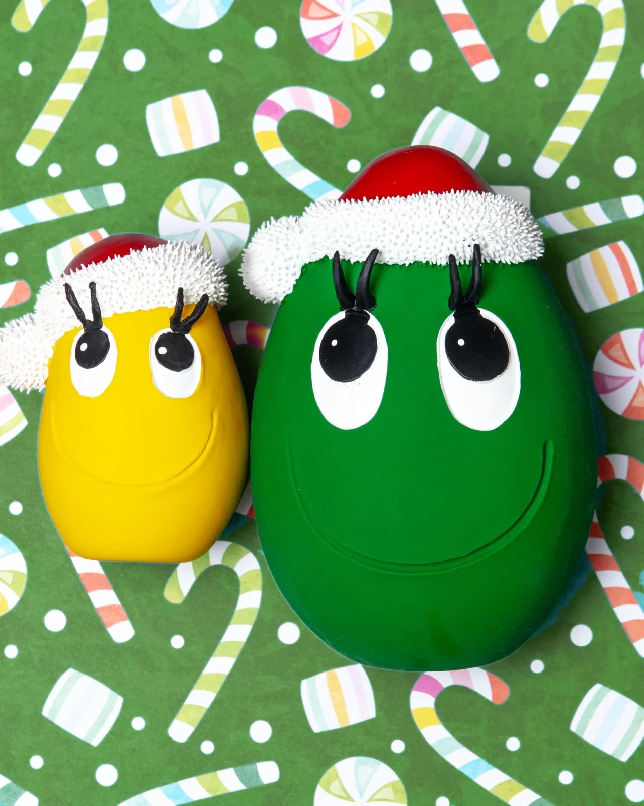 Santa Egg Latex Dog Toy (FINAL SALE)