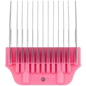 1 1/4" Pink Wide Attachment Comb 32 mm by Zolitta