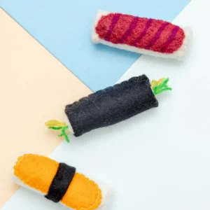 Sushi Wool Cat Toy (3-Pack)