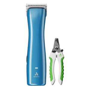 Emerge Lite Clipper Blue with Large Nail Clipper by Andis