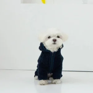 Boa Fleece Onesie in Navy (Dog & Co. Exclusive)