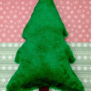 Evergreen Tree Plush Dog Toy (Made in the USA) (FINAL SALE)