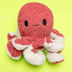 Selene the Octopus Crinkle Squeaker Dog Toy (12")
