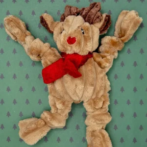 Rudy Reindeer Knottie Plush Dog Toy
