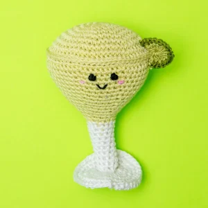 Mary the Margarita Organic Cotton Knit Dog Toy