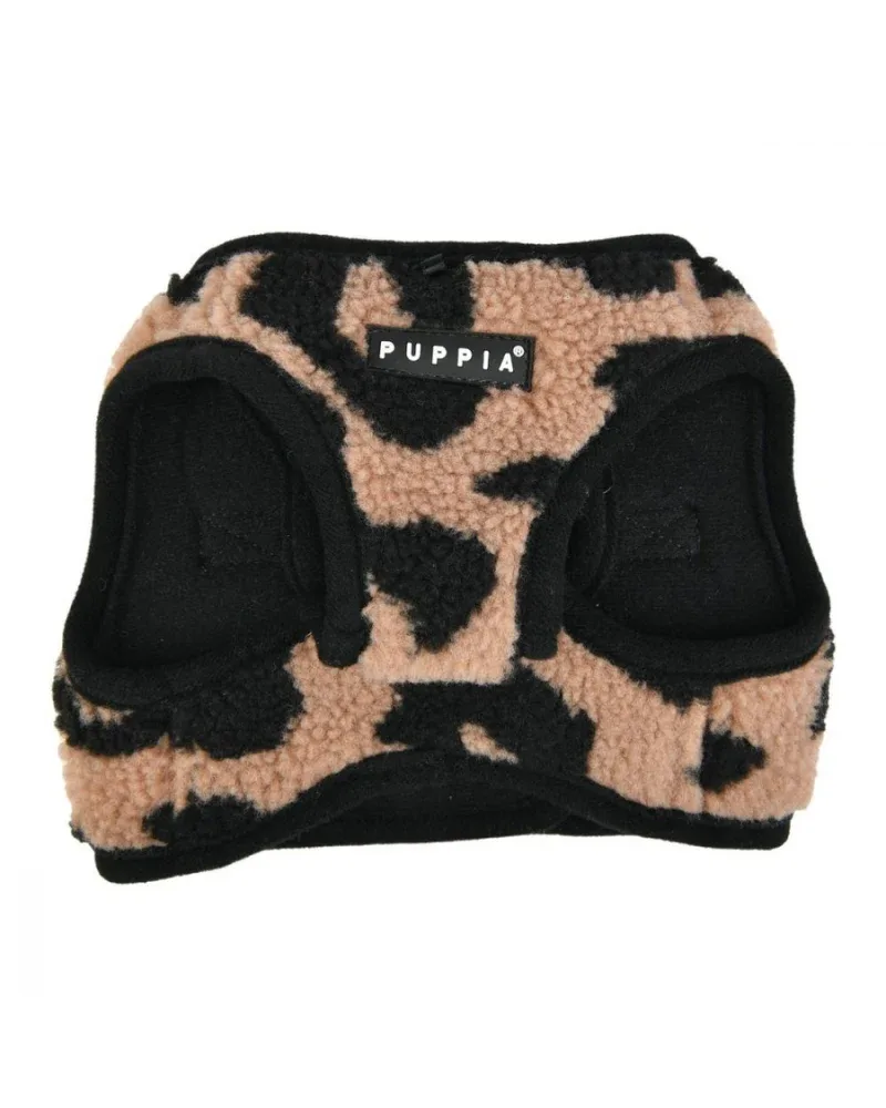 Leopard Fleece Step-In Dog Harness in Beige(FINAL SALE) - Image 2