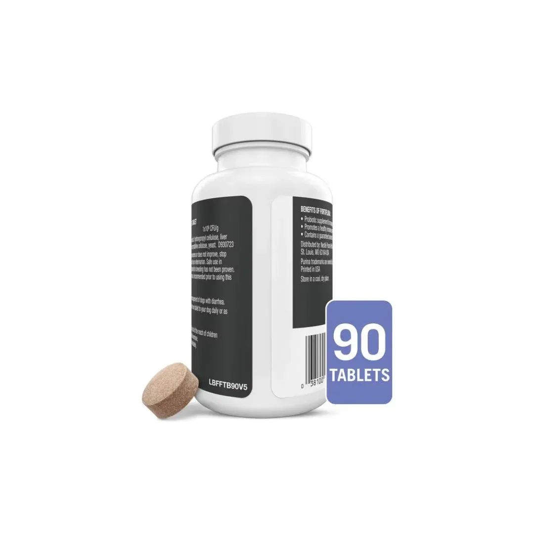 Purina Pro Plan Veterinary Diets FortiFlora Chewable Tablets Probiotic Digestive Supplement for Dogs, 90 tablets - Image 2
