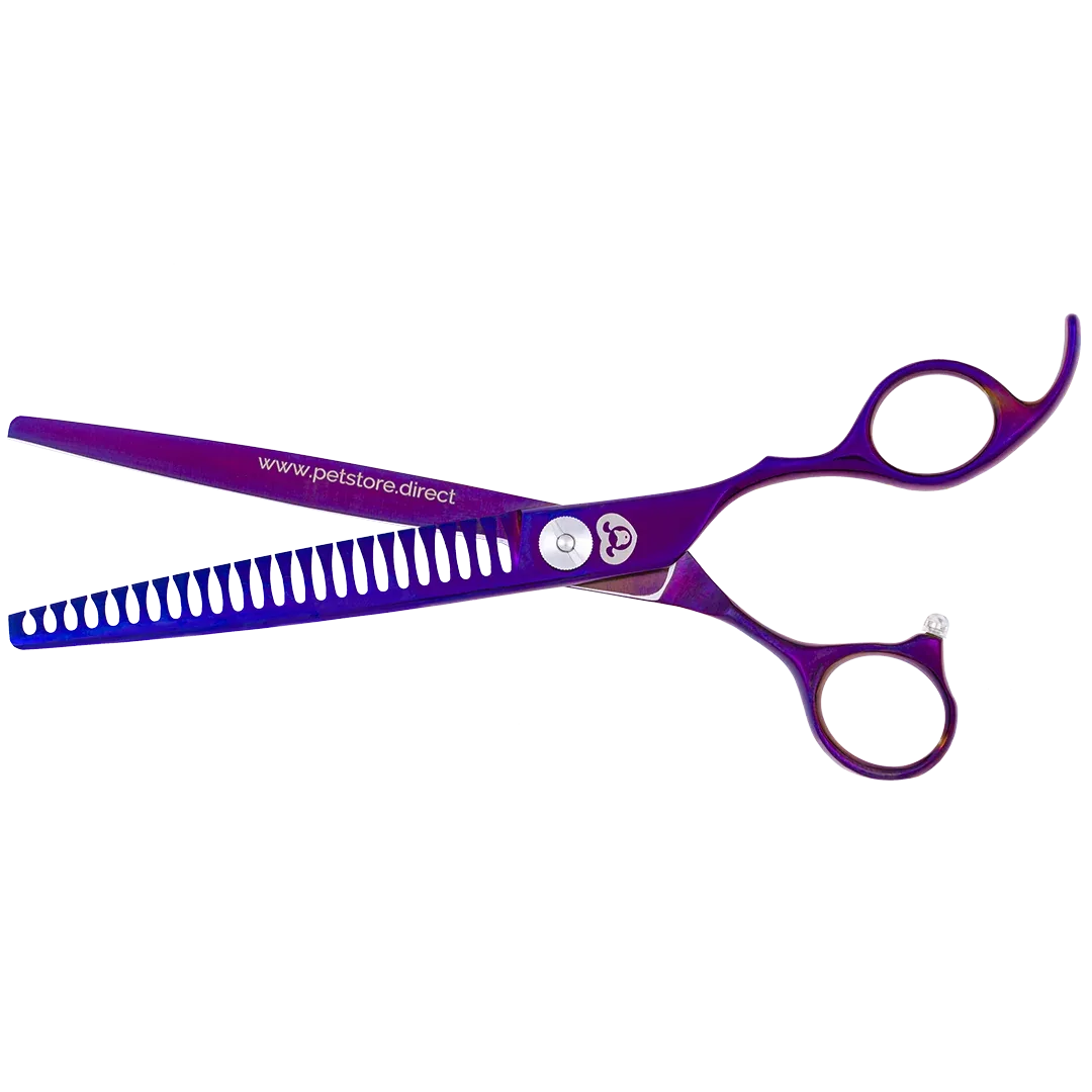 7.5" 24T Purple Chunker Shear by PetStore.Direct