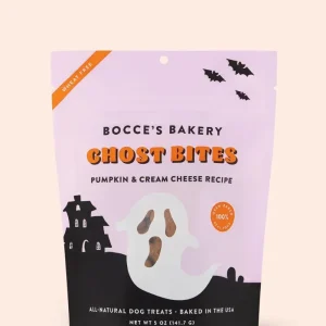 Pumpkin & Cream Cheese Ghost Bites Dog Biscuits