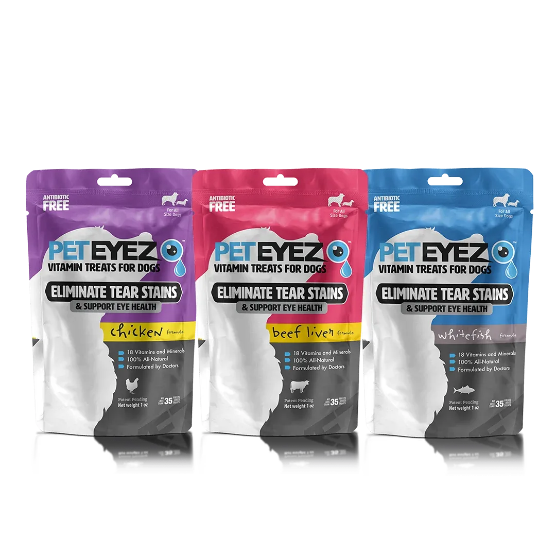 Chicken, Beef Liver, and Whitefish Dog Treats Bundle by Pet Eyez - Image 2