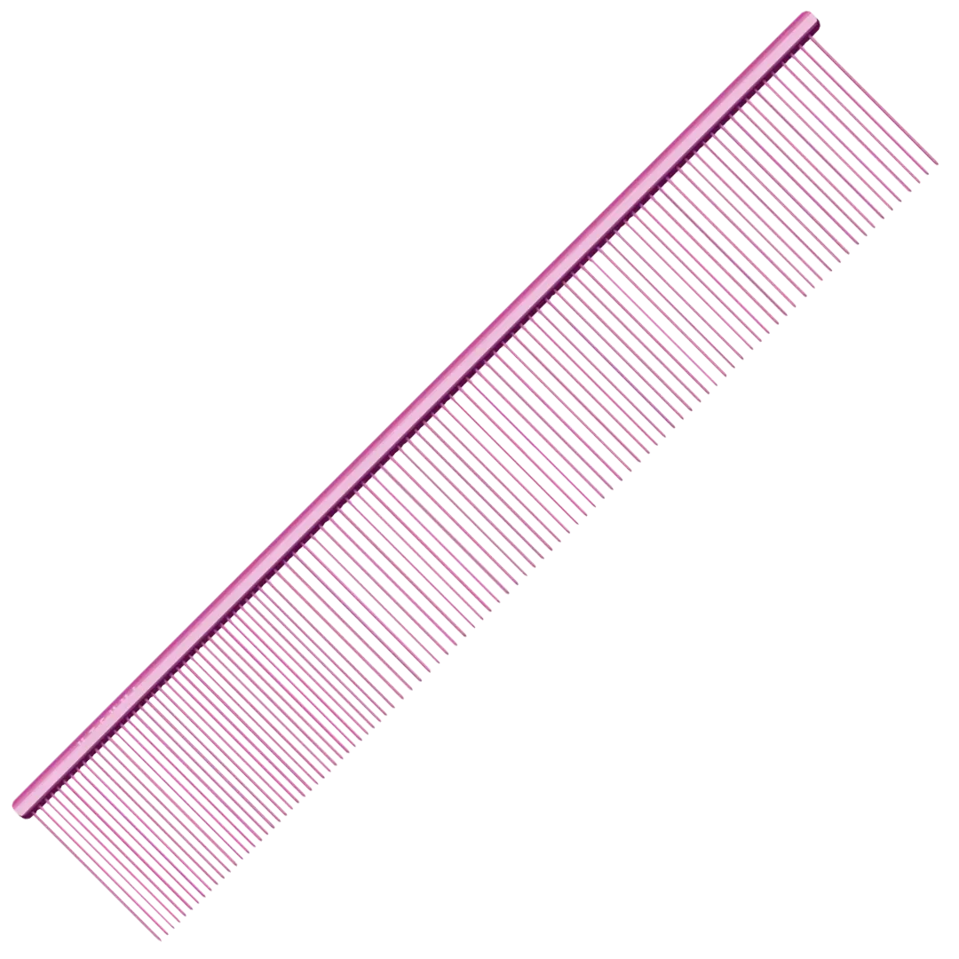 9" Wide Quarter Comb Pink by Utsumi