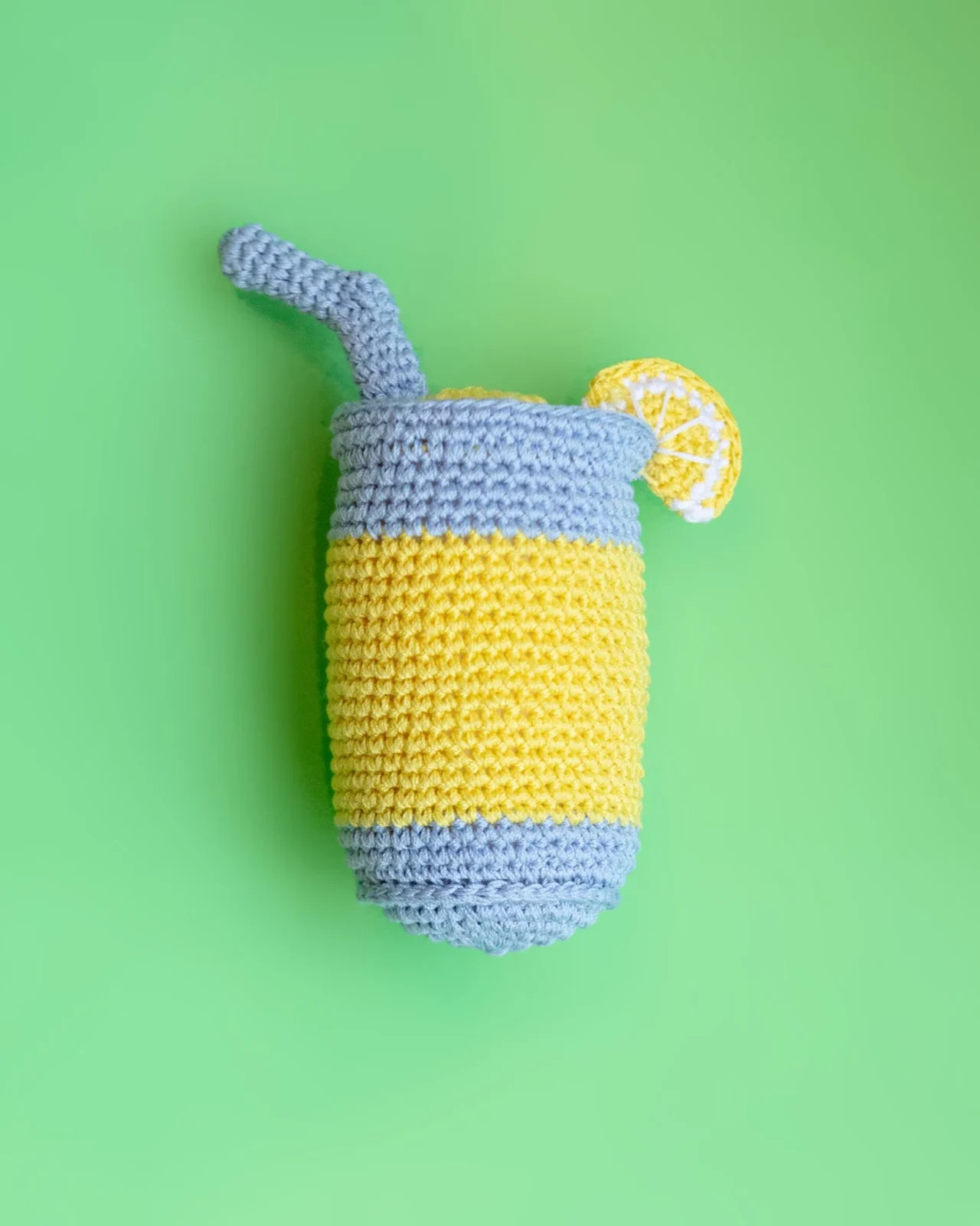 Lemonade Squeaky Knit Dog Toy (FINAL SALE)