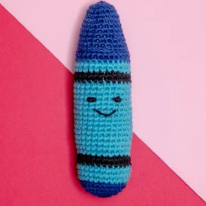 Cotton Crochet Crayon Dog Toy (FINAL SALE)