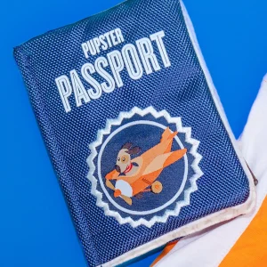 Pupster Passport Crinkle Dog Toy