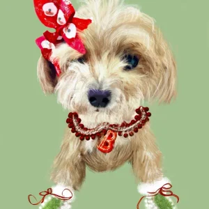 Rory Gevis Holiday Pet Portrait