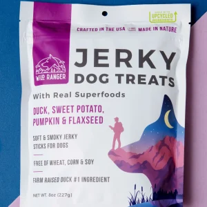 Wild Ranger Duck Jerky Dog Treats (Made in the USA)