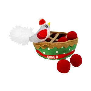 KONG Holiday Puzzlements Pie Cat Toy