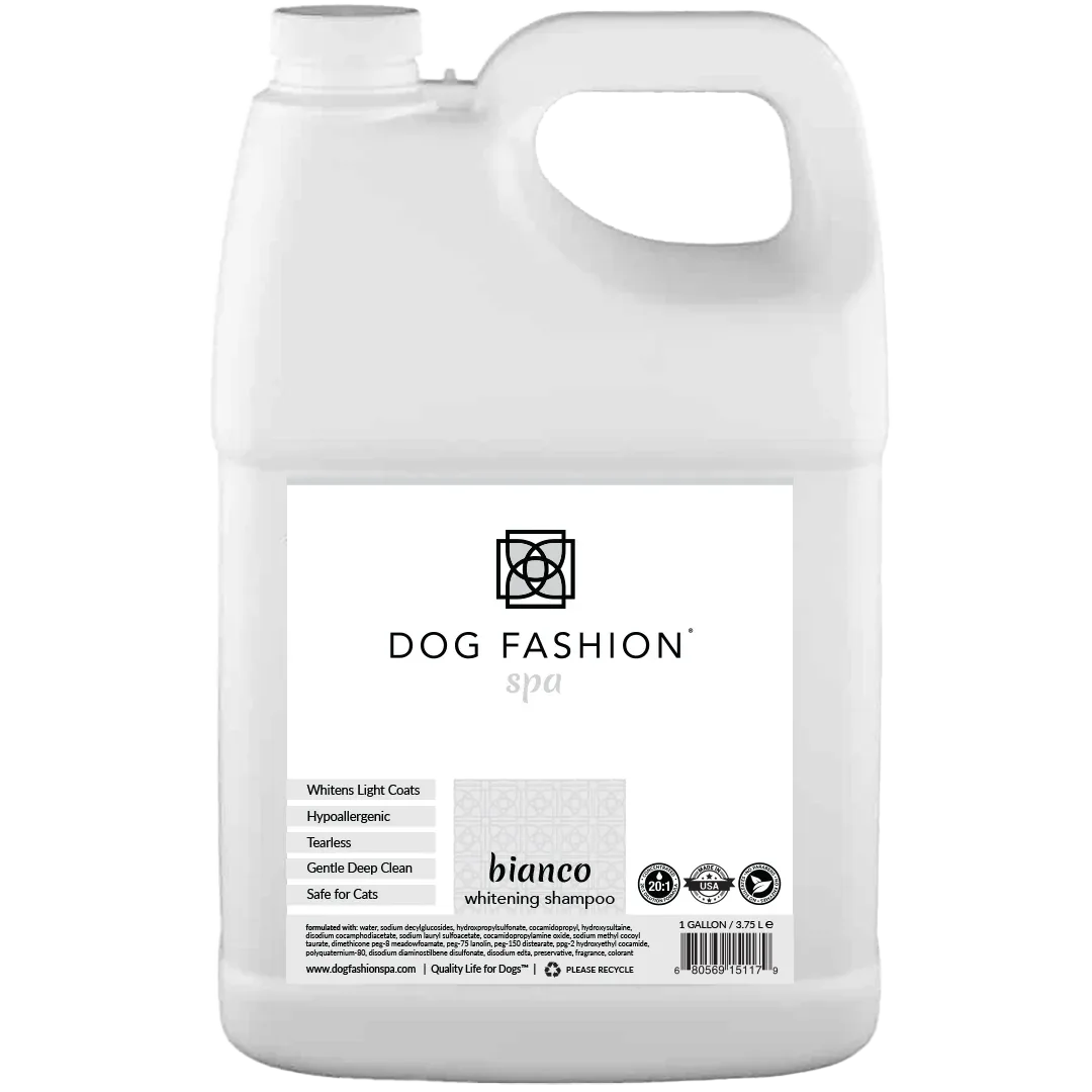 Bianco Whitening Shampoo Gallon by Dog Fashion Spa