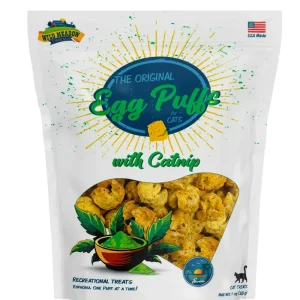 Egg Puffs Cat Treats with Catnip (Made in the USA)