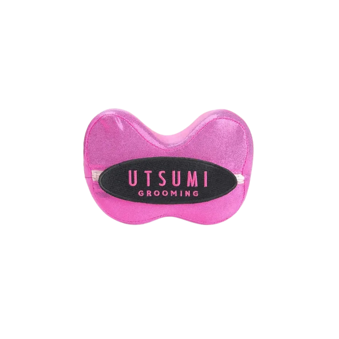 Pink Poodle Pillow Small by Utsumi
