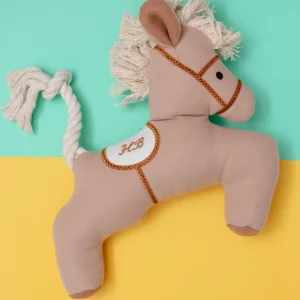 Off to the Races Horse Plush Dog Toy