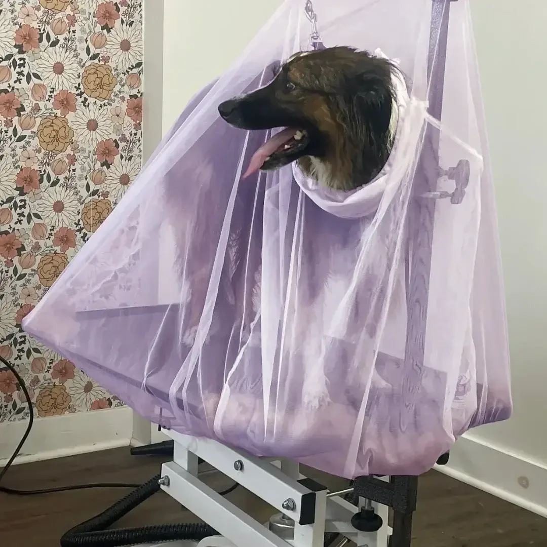 Extra Large Purple Flying Fur Catcher by Big Hair Net - Image 2