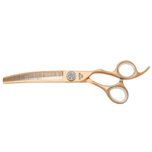 Crystal Gold Cobalt 6.5" 46 Tooth Curved Blender by Geib